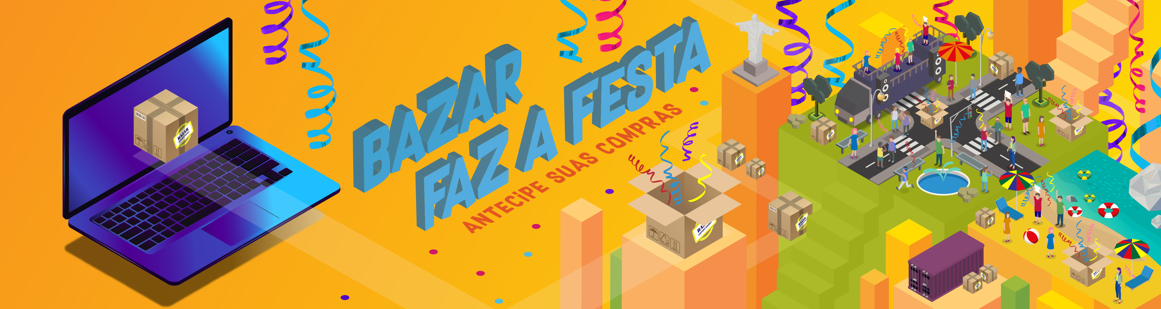 bazar faz a festa